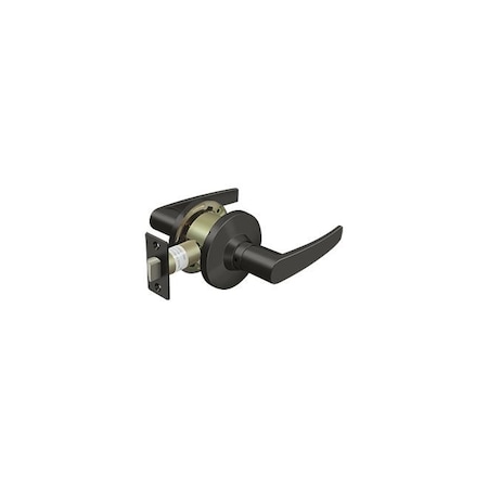 Deltana Standard Commercial Lock Grade 2; Passage with Straight Lever; Oil Rubbed Bronze Finish CL701EL-10B
